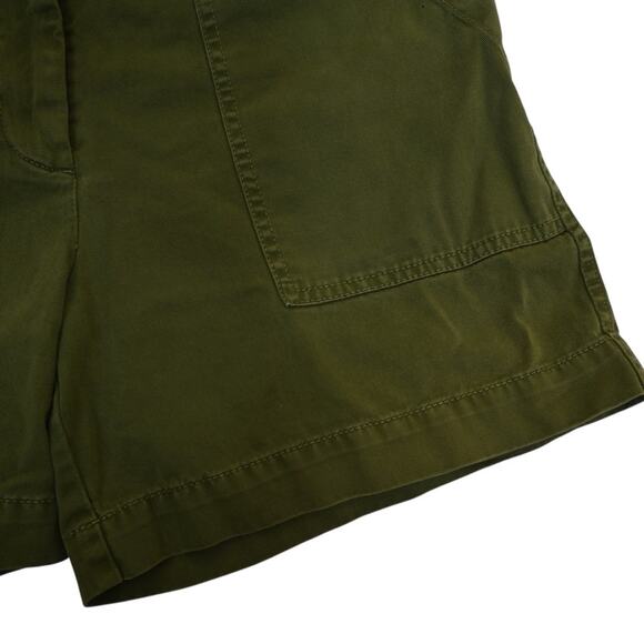 J. Crew Women's 6 Army Green Cargo Shorts - Picture 5 of 10